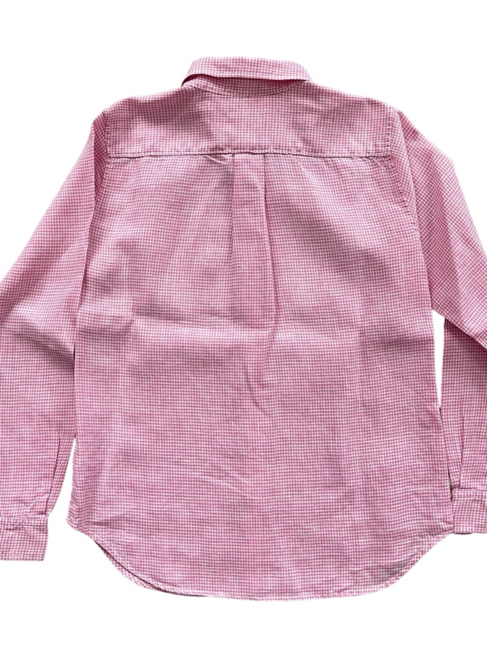 Effortlessly Chic UNIQLO 100% Linen Gingham Shirt, Size M - Picture 4 of 6